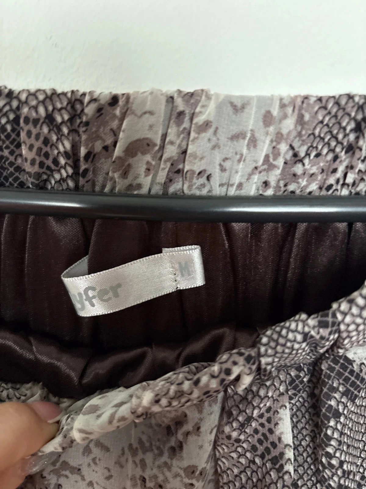 Falda, estampado de serpiente talla M – photo 3